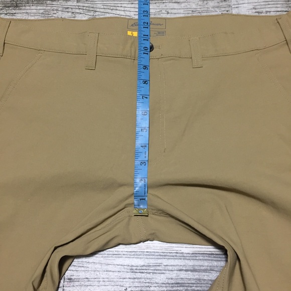 Eddie Bauer Travex Hiking Pants Men’s 38x30 Tan Cargo Pocket Lightweight - Picture 3 of 10